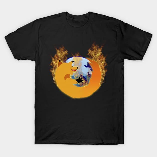 Cool Firefox T-Shirt by ShockDesign